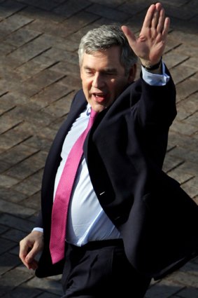 British Prime Minister Gordon Brown.