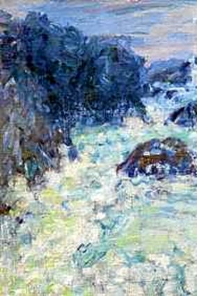 Impressionist John Russell's <i>Rough Seas</i>, Morestil (circa 1900).