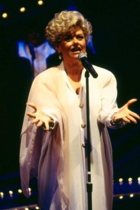 Original: Genevieve Lemon in the Sydney Theatre Company's version of the musical in 1996.