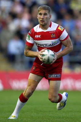 "I still have business to take care of with Wigan but I'm over the moon knowing I'll be with the Warriors for the next three years": Tomkins.
