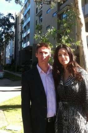 Craig Mitchell and Amber Moran, who live at the Left Bank apartments at West End, fear a new development will ruin their neighbourhood.