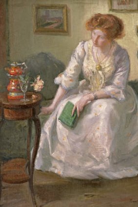Bessie Davidson, <i>The green book (Le Livre vert)</i>, 1912, oil on canvas, 92x73cm, private collection.