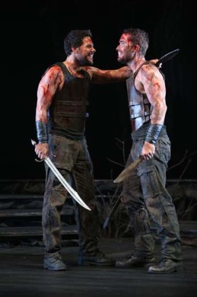 A scene from the QTC production of Macbeth.