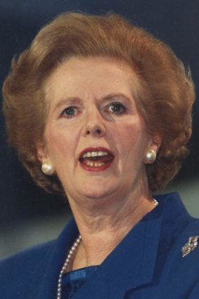 Margaret Thatcher.