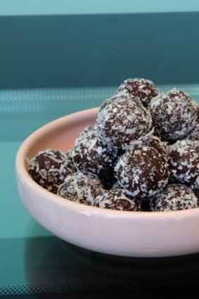 Chocolate chai balls from Raw Capers.