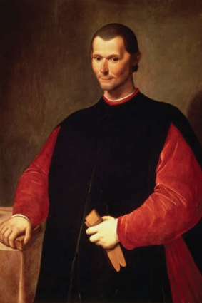 Santo di Toto's portrait of Niccolo Machiavelli.