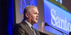 Santos ceo Kevin Gallagher want more gas developed for the east coast where exports link prices to international markets.