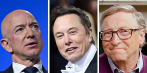 Money can’t buy everything:Jeff Bezos,Elon Musk and Bill Gates.