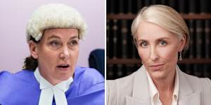 Judge Penelope Wass and NSW Director of Public Prosecutions Sally Dowling,SC.