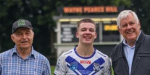 Bulldogs halfback Mitchell Woods is an outstanding all-round sportsman.