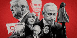 Making news in 2024:Donald Trump,Vladimir Putin,Benjamin Netanyahu,Kamala Harris,Catherine,Princess of Wales,King Charles III,Syria and Gisèle Pelicot.