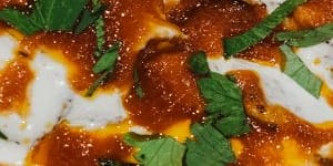 Smoke signals:The Iskender plate. 