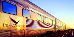 Coast to coast ... the Indian Pacific train offers the longest rail journey in Australia.