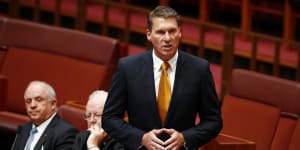 Cory Bernardi reveals party donors seven months early