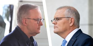 Anthony Albanese and Scott Morrison will face off at the polls on May 21. 