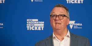 Victorian Health Minister Martin Foley. 