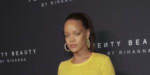 Rihanna urges fans to delete Snapchat after ad mocking assault by Chris Brown