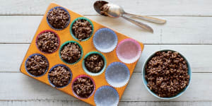 Top of the pops:Chocolate crackles are a simple sweet for kids to make.