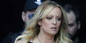 Stormy Daniels,the porn star Trump allegedly paid hush money to.