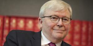 Former prime minister Kevin Rudd says News Corp is a cancer on democracy.