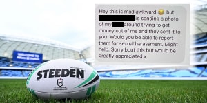 NRL star caught up in $5000 catfish extortion attempt over nude selfie