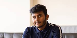 International student Tanay Sanjay Shah spent months sleeping on a friend’s couch when he first arrived in Australia.