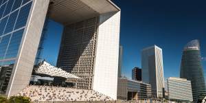 The Grande Arche is more than double the height of Napoleon’s Arc de Triomphe,from which it took inspiration.