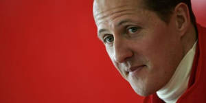 Road to recovery:Michael Schumacher.