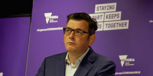 Premier Daniel Andrews says case targets for Melbourne could be re-set.