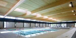 The new Northcote Aquatic and Recreation Centre in October 2023.