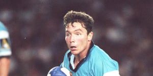 Paul Green in action for Cronulla.