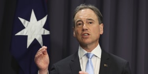 Health Minister Greg Hunt says the government is still working on boosting disability vaccination rates.
