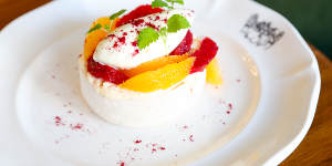 The citrus pavlova at Table Manners.