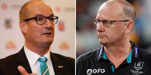 Port Adelaide president David Koch says he and Ken Hinkley will stay true to their contractual timeline.
