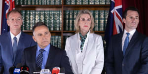 ‘Rebels without a cause’:State Liberals split over legal costs to defend Pesutto