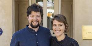 Louis Naepels and Tess Murray,owners of Chauncy in Heathcote.