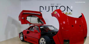The Ferrari F40 allegedly linked to Alexandre Dubois.