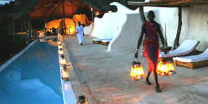 lanterns for guests. Shampole Lodge