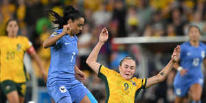 No side has a better record of successful tackles than Caitlin Foord and the Matildas.