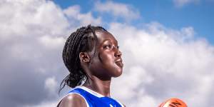 AFLW draft hopeful Grace Baba is waiting for the suspense to be over. 