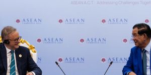 Australian Prime Minister Anthony Albanese held a bilateral meeting with his host,Cambodian Prime Minister Hun Sen.