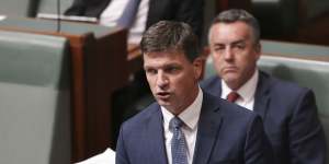 Energy and Emissions Reduction Minister Angus Taylor. 
