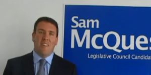 Liberal Party state director Sam McQuestin. 