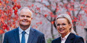 Liberal Party leader Sussan Ley and her deputy,Ted O’Brien.