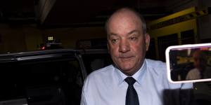 Daryl Maguire arrives at the ICAC on Friday.