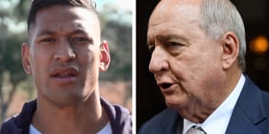 Prime Minister joins Alan Jones in criticising Folau's bushfire comments