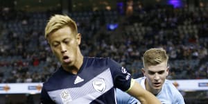 A-League crowds up,TV ratings struggle as Honda's attitude impresses