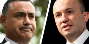 Often assumed to be rivals over NSW’s climate change policy,Matt Kean and John Barilaro have joined forces to endorse ambitious plans to cut greenhouse gas emissions. 