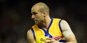 Chris Judd,seen here towards the end of his time as a West Coast Eagle,had a standout rookie season in 2002.