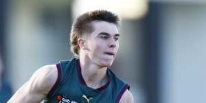 Colby McKercher is Tasmania’s leading AFL draft prospect this year.